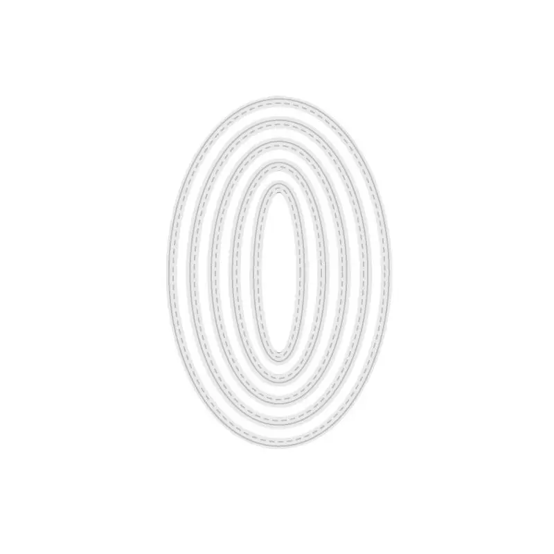 

Oval Background Dies Craft Die Metal Cutting Dies Cut For DIY Paper Card Making Scrapbooking 95AA