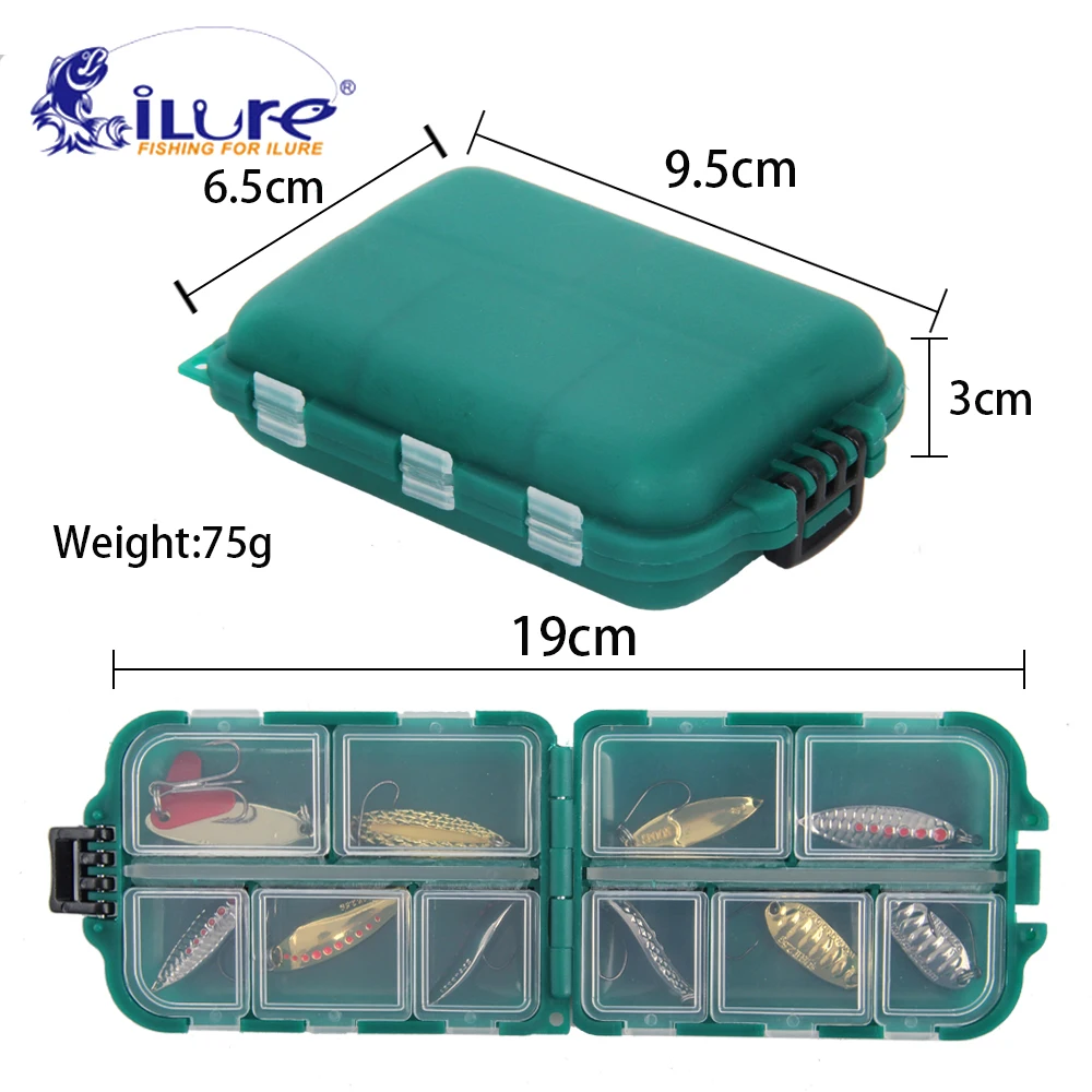 Набор рыболовных приманок iLure 10 шт./коробка приманка ложка для рыбной ловли набор