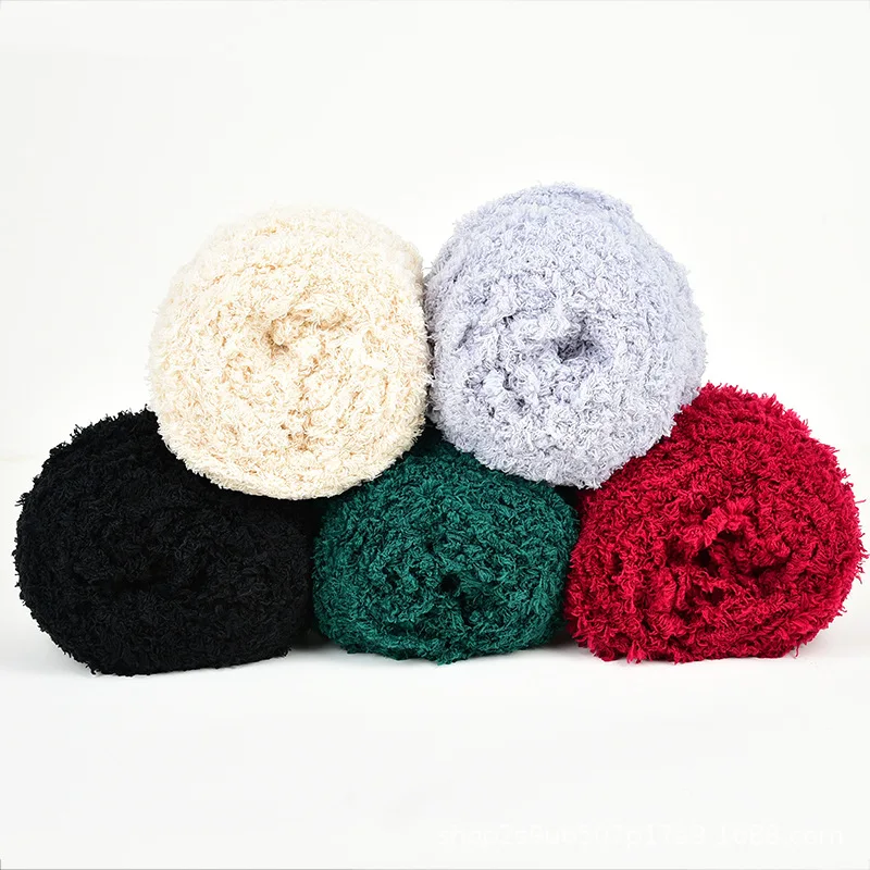 100 г пряжа для длинных волос мягкая норковая кашемировая кашемир мех хлопок