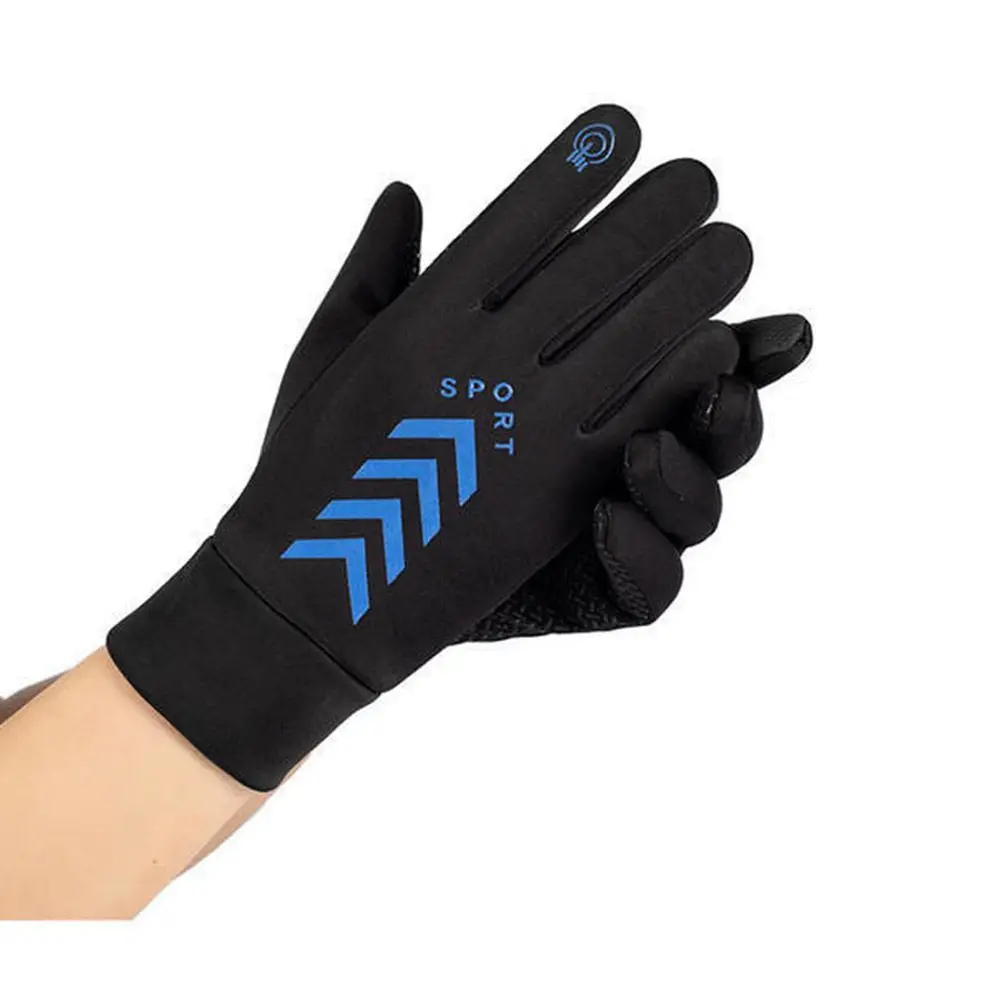

Перчатки мужские зимние ветрозащитные, теплые водонепроницаемые митенки с пальцами, для занятий спортом на открытом воздухе, велоспорта, в...