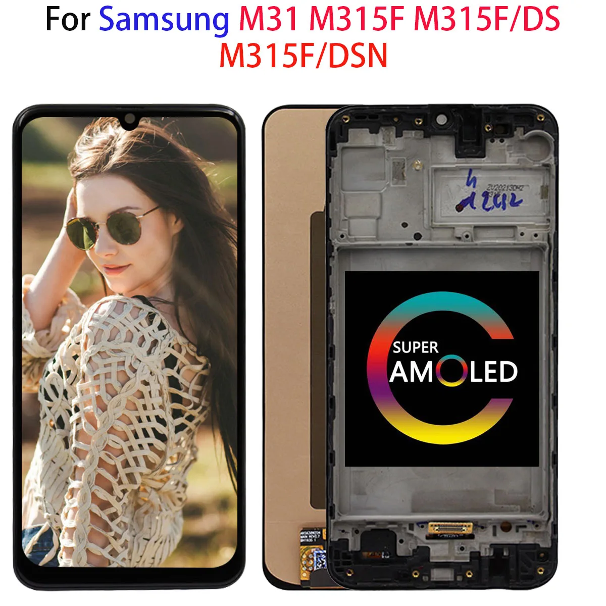 Новый AMOLED ЖК-дисплей для Samsung Galaxy M31 сенсорный экран дигитайзер в сборе с рамкой M315