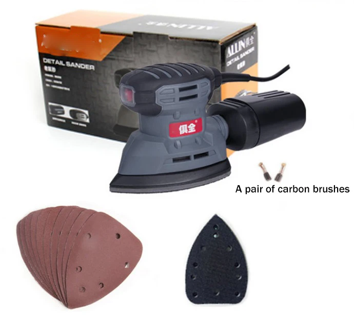Треугольный шлифовальный станок 360 Вт треугольный мини деревообрабатывающий для