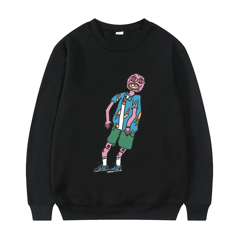 

Golf Wang Igor Tyler The Creator Sweatshirt Men Women Cherry Bomb Pattern Print Sweatshirts Mens Comfortable Crew Neck Pullover