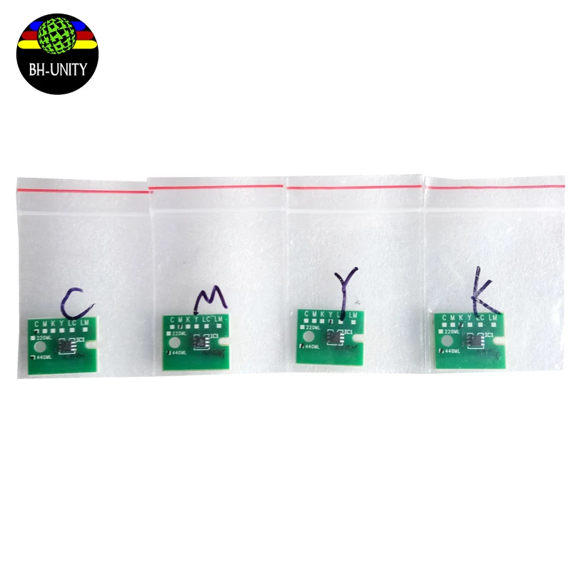 Cartucho de Tinta Permanente para Roland Impressora com Tinta Lote Roland Chip Auto Reset Eco Solvente Max3 Sp540i 4 Pçs –