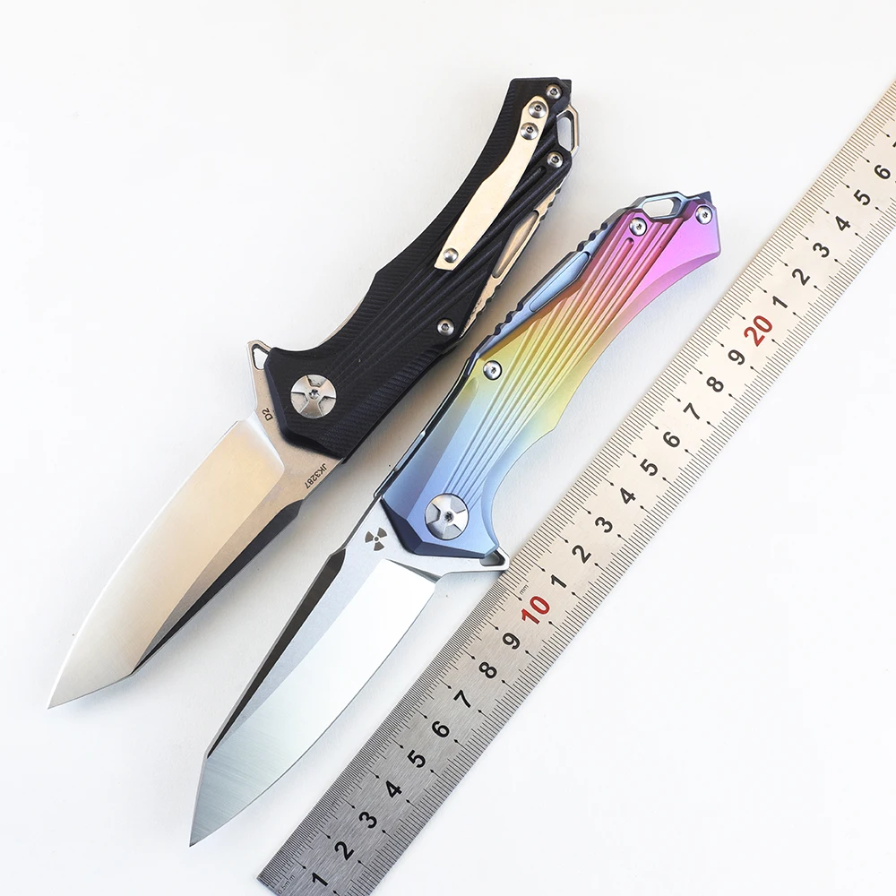 

WUBU D2 Steel Folding Knife Outdoor Camping Hunting Survival Self Defense Weapons Knives Pocket Knife EDC Tool