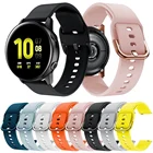 Ремешок силиконовый для Samsung Watch 3 45 мм, браслет для Galaxy watch 46 мм active 2 44 мм amazfit HUAWEI watch gt 2e, 20 мм 22 мм
