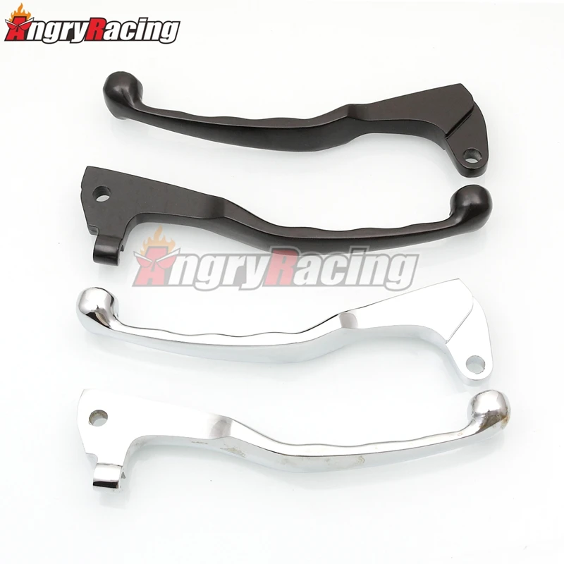 Хромированный/черный тормозной рычаг сцепления с черепом для Yamaha Virago XV 250 535 700 750
