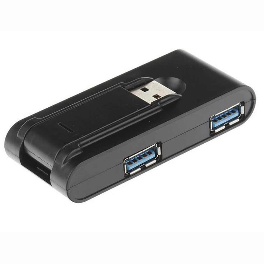 

4 Порты usb-хаб разветвитель ноутбук Портативный складной USB 3,0 высокое Скорость адаптер 1-перетащите-4