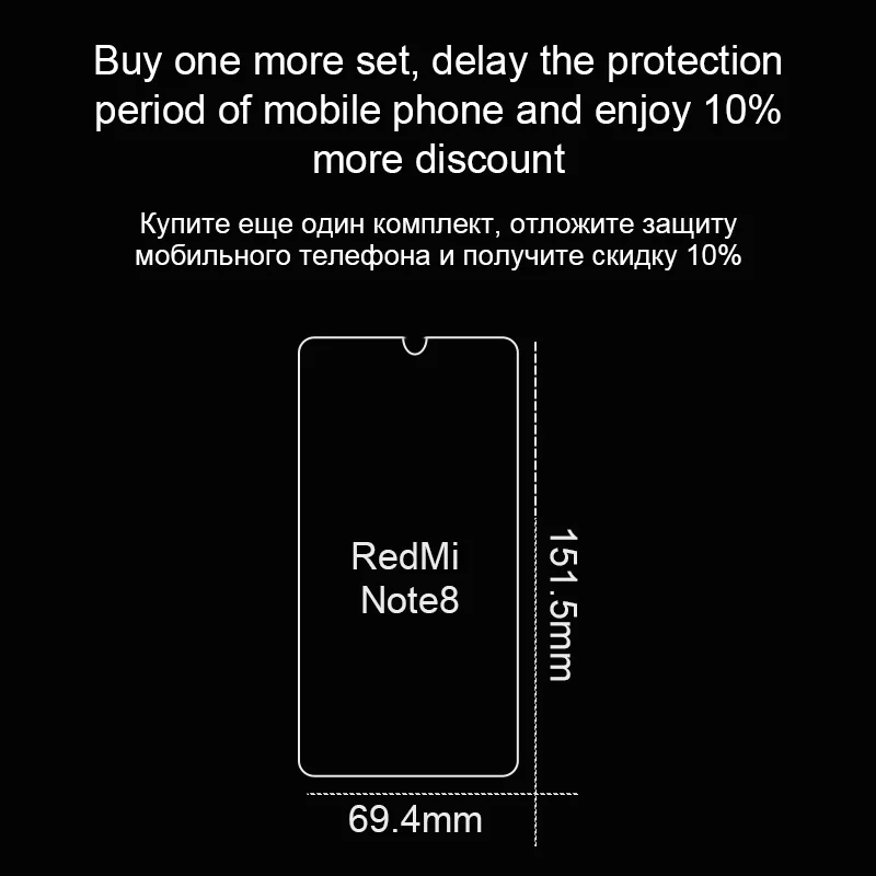 

3Pcs Full Cover Tempered Glass For Xiaomi Redmi Note 7 9s 5 8 Pro 8T 9 Pro Max Screen Protector For Redmi 5 Plus 6A Glass Film