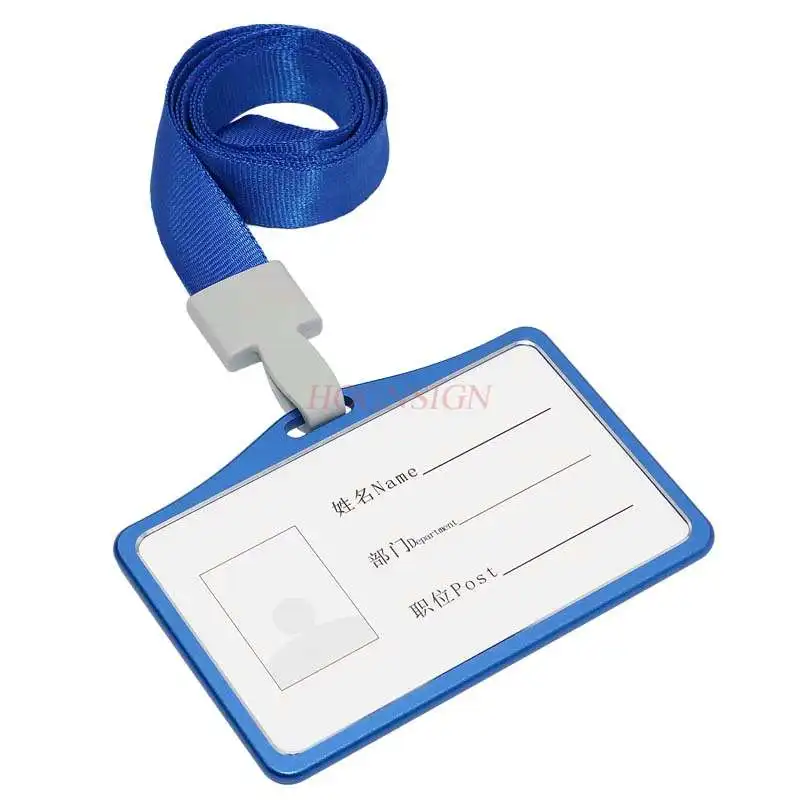 

Алюминиевая карта из сплава держатель Завод значок работник разрешение на работу выставка разрешение