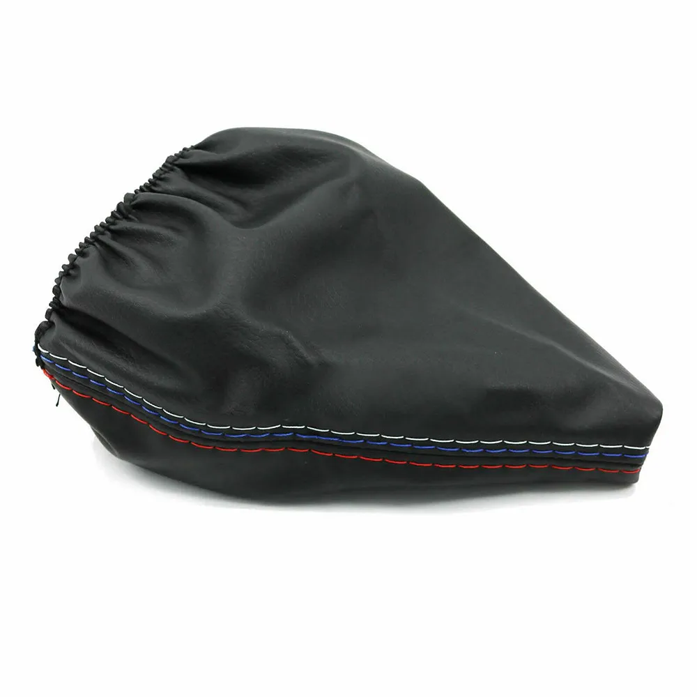 

Black Knob Handbrake Gaiter Boot Car PU Leather Replacement Accessories