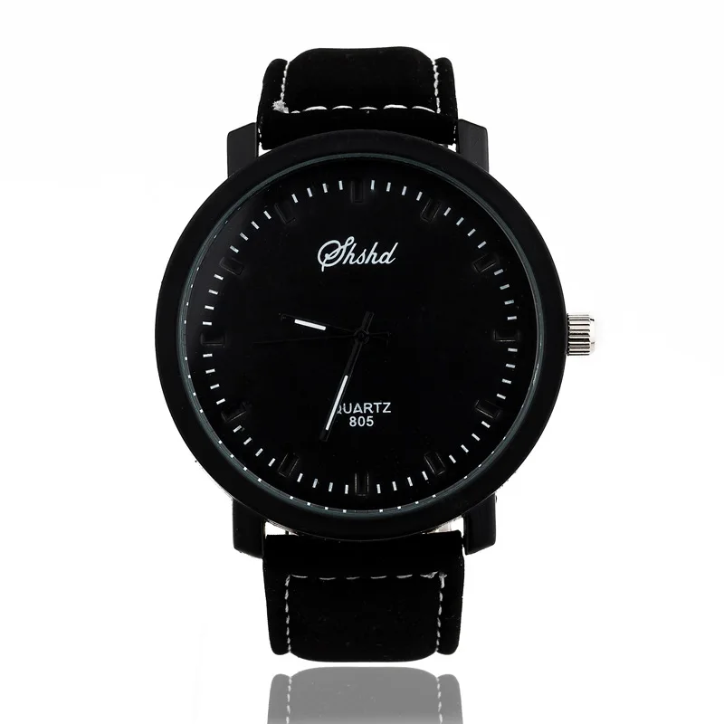 

Simple Fashion Pu Belt Men's Quartz Watch Korean Casual Student Hand