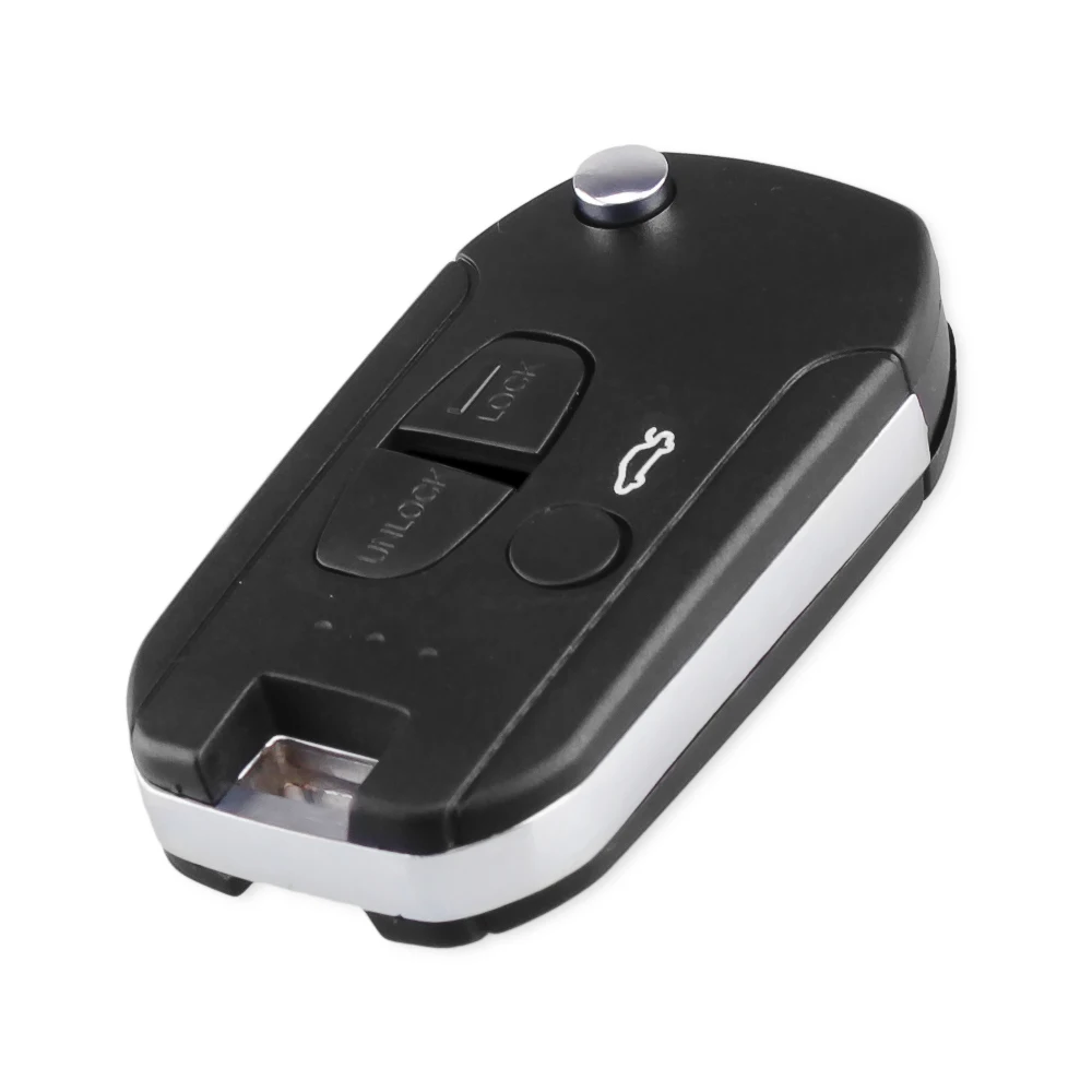 Чехол для ключей KEYYOU Right Blade Mitsubishi Lancer EVO Colt Outlander Mirage 3 кнопки дистанционный