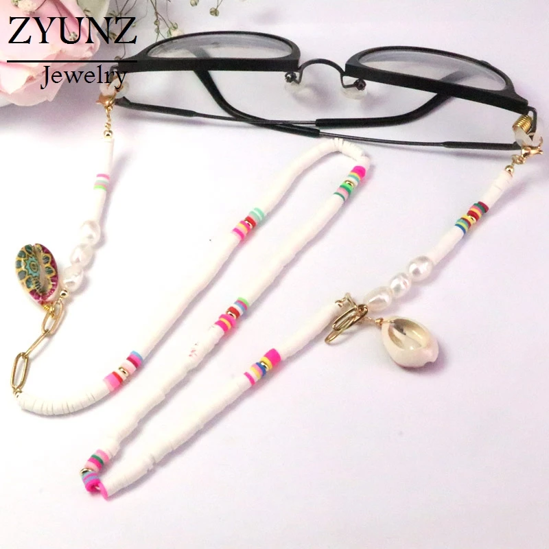 

5PCS, Women Chain For Mask Boho Jewelry Glasses Chains Necklace Eye Shell Choker 2020 Fashion Necklaces