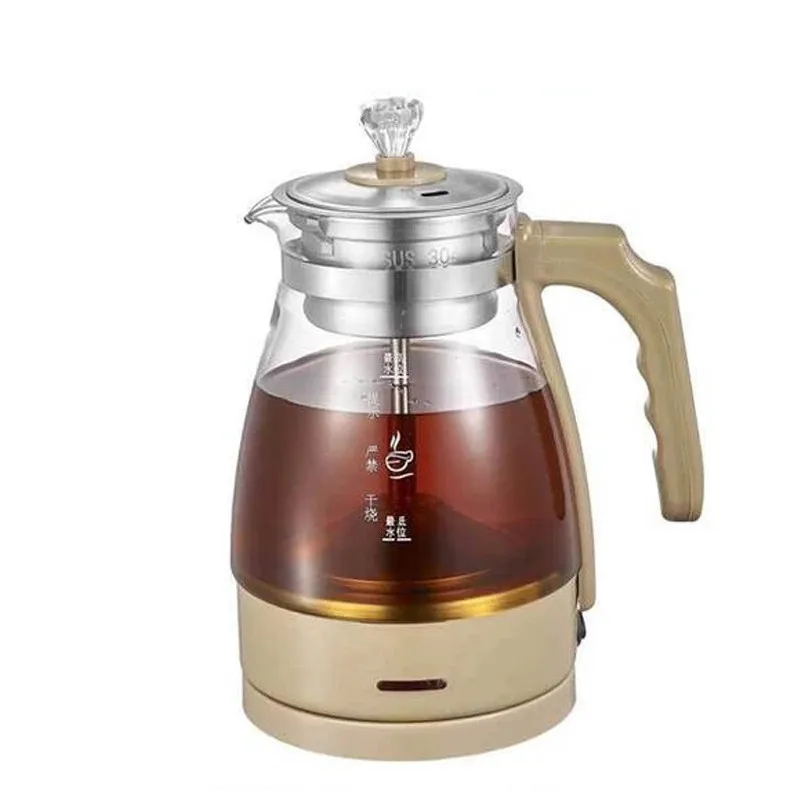 

1L Electric Kettle Coffee Tea Maker Black Pu 'er Glass Tea Maker Automatic Steam Spray Teapot Kettles Health Pot