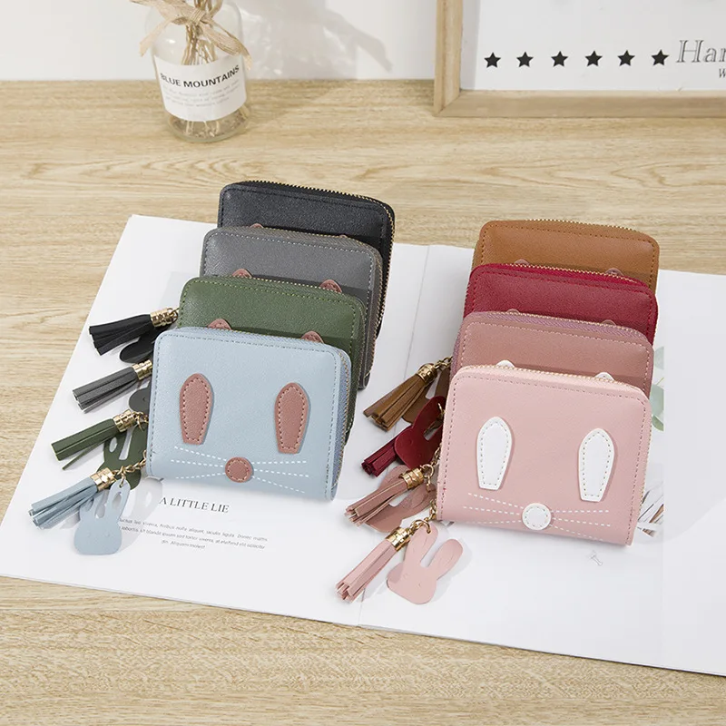 Модный женский мини кошелек из искусственной кожи Женский минималистичный для