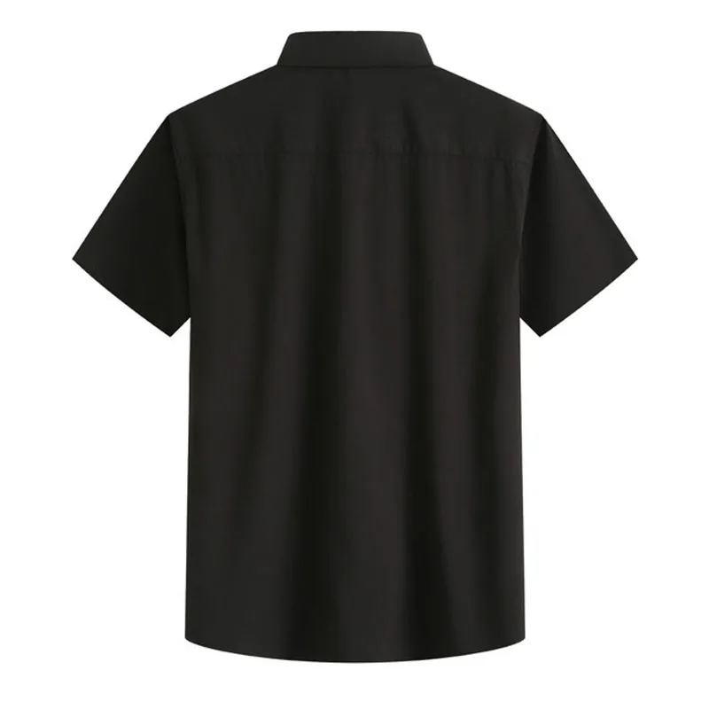 

Summer shirt men 5XL 6XL 7XL 8XL plus size short sleeve Bust 150cm large size men shirts