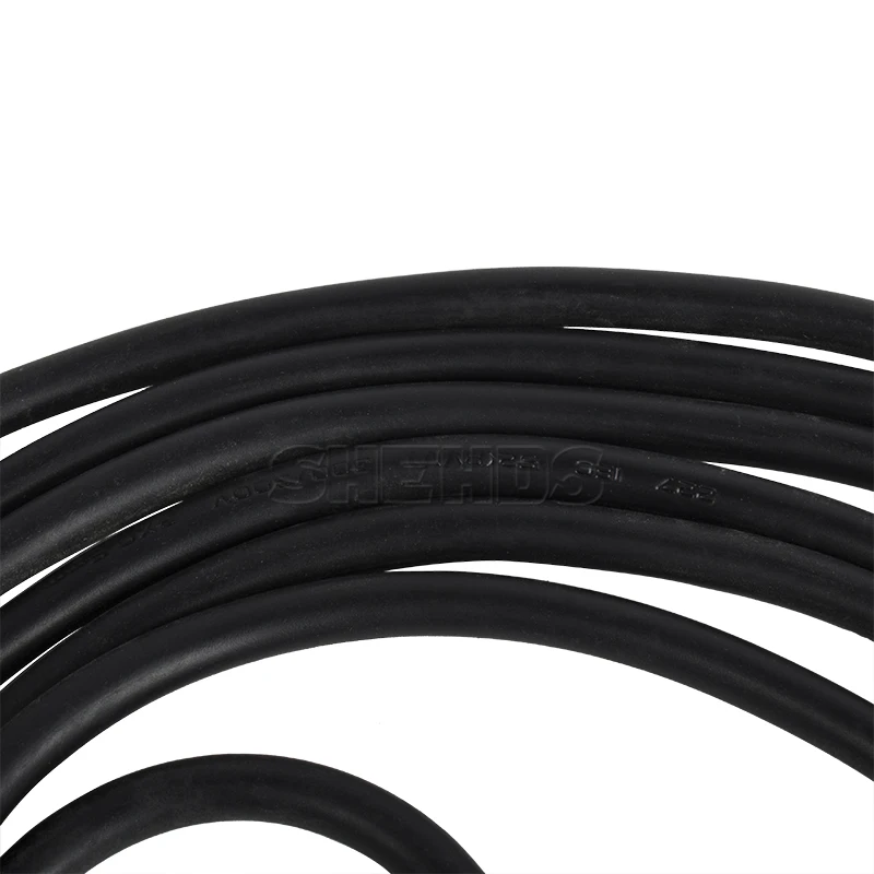 Высококачественный 3-контактный кабель с резиновым/железным сигналом 1/2/3/5/10 м |