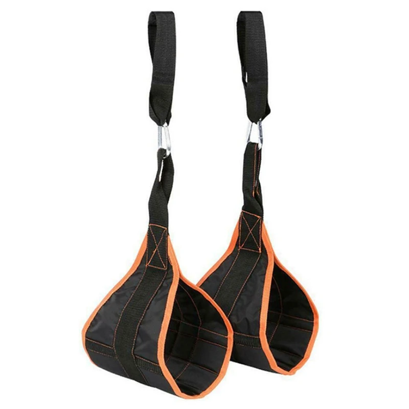 

ELOS-1Pair Fitness Abdominal Sling Hanging Belt,Sling Straps With Quick Locks For Pull Up Abdominal Training Workout
