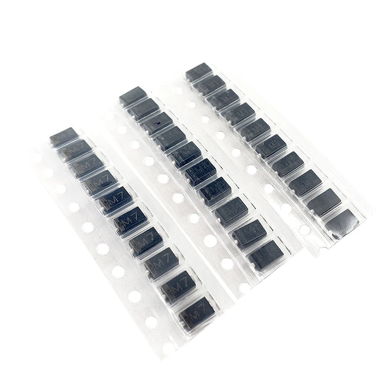 Набор диодов schottky 70 шт./лот SMD M1 1N4001 M4 1N4004 M7 1N4007 SS14 US1M RS1M SS34 7 значений * 10 шт.|Диоды| |