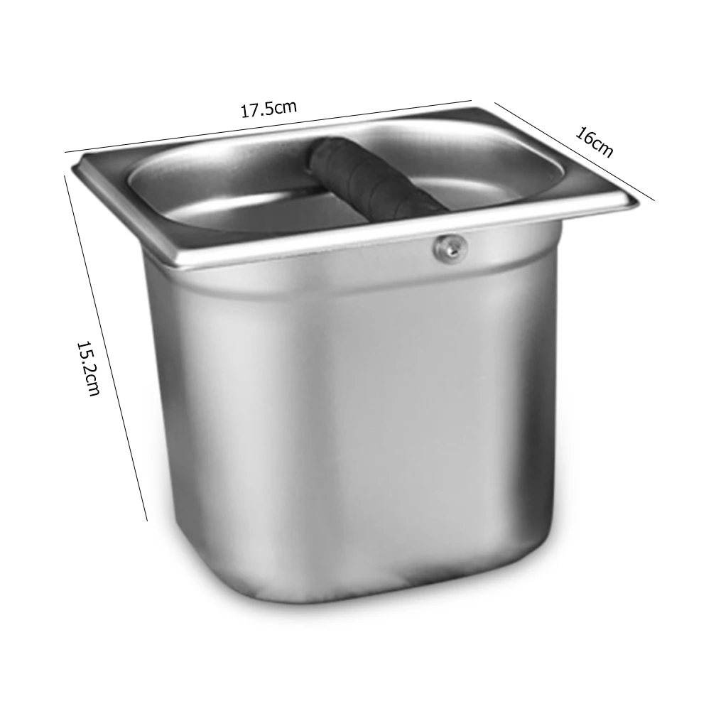 Портативный Нержавеющая сталь Кофе порошок остатка Knock Box машина основания