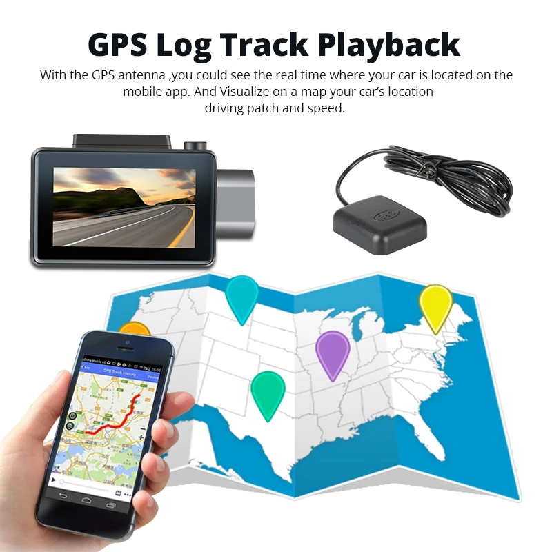 K9 3 0 Sn Android 5 Автомобильный видеорегистратор камера 1080P gps-навигатор с разрешением