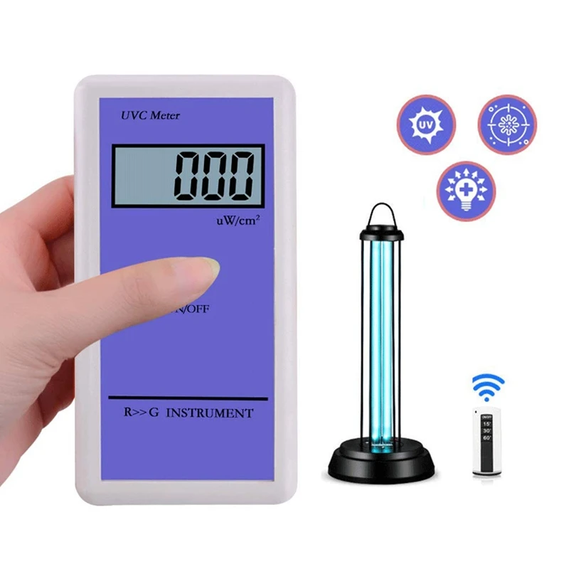 

RGM-UVC Reptile with UV Radiation Meter Ultraviolet Irradiance Meters UV Illuminance Meter UVC Luminosity Meter