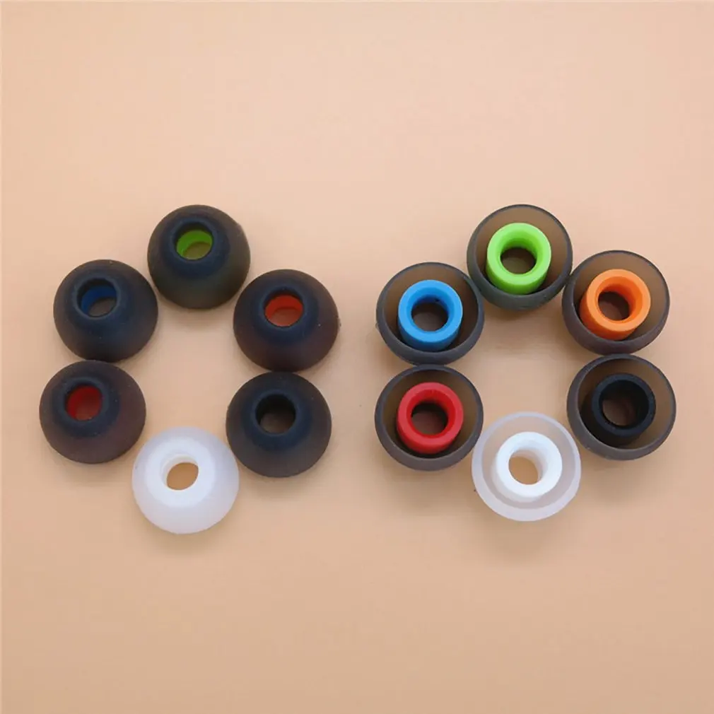 1 пара 4 5 мм двухцветные амбушюры для наушников силиконовые маленькие вкладыши