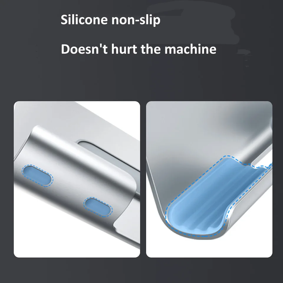 Алюминиевый настенный держатель для телефона и планшета Складная регулируемая