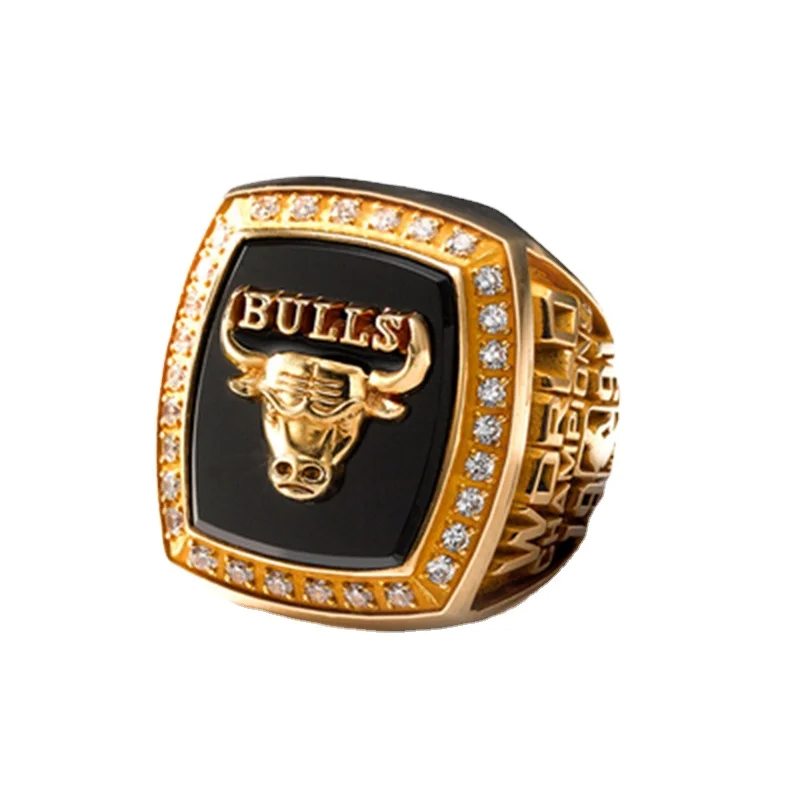 

Exquisite 1991-1998 Chicago Championship Ring Replica Limited Nice Gift Basketball Championship Ring Fans Souvenirs Size 8-14
