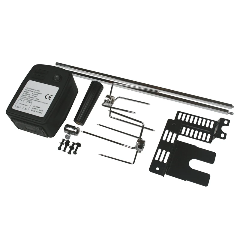 Барбекю гриль вертел универсальный набор барбекю мотор для электрического вилка