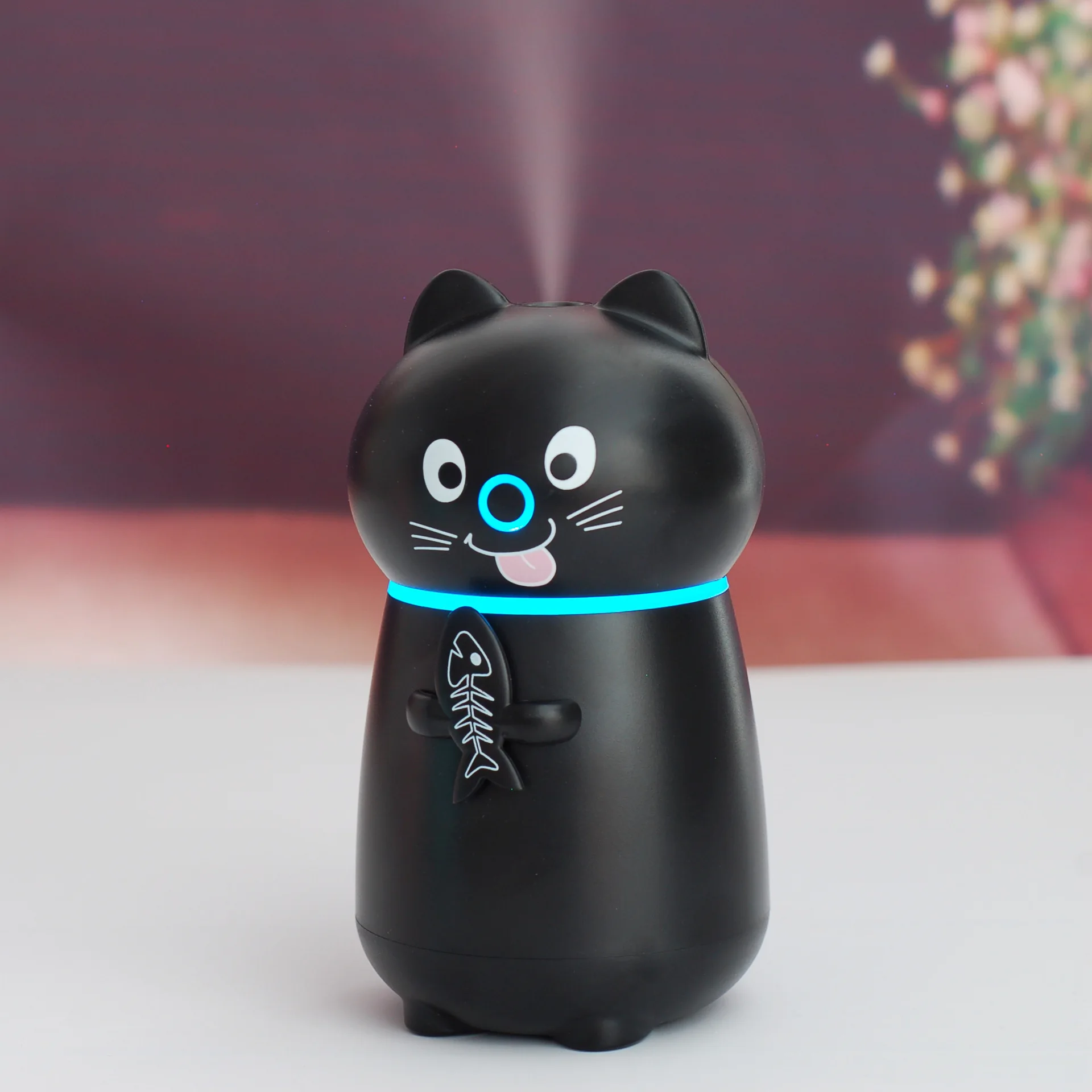 Мини USB увлажнитель воздуха небулайзер милый очиститель спальня офис Настольный