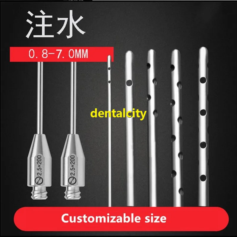 1 шт. игла для инъекций воды из нержавеющей стали пластической хирургии