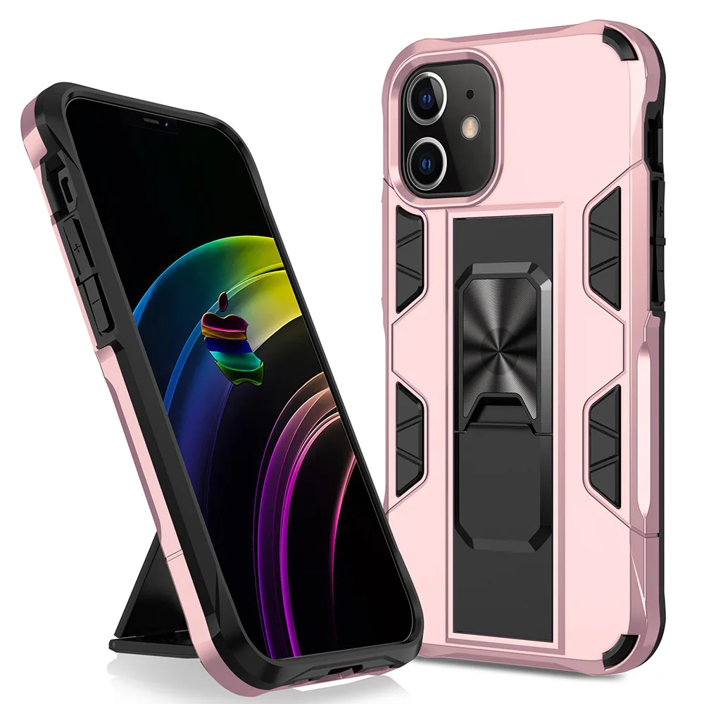 

New sergeant invisible bracket car phone case for iPhone12 mini for Apple 12 mobile phone protective cover