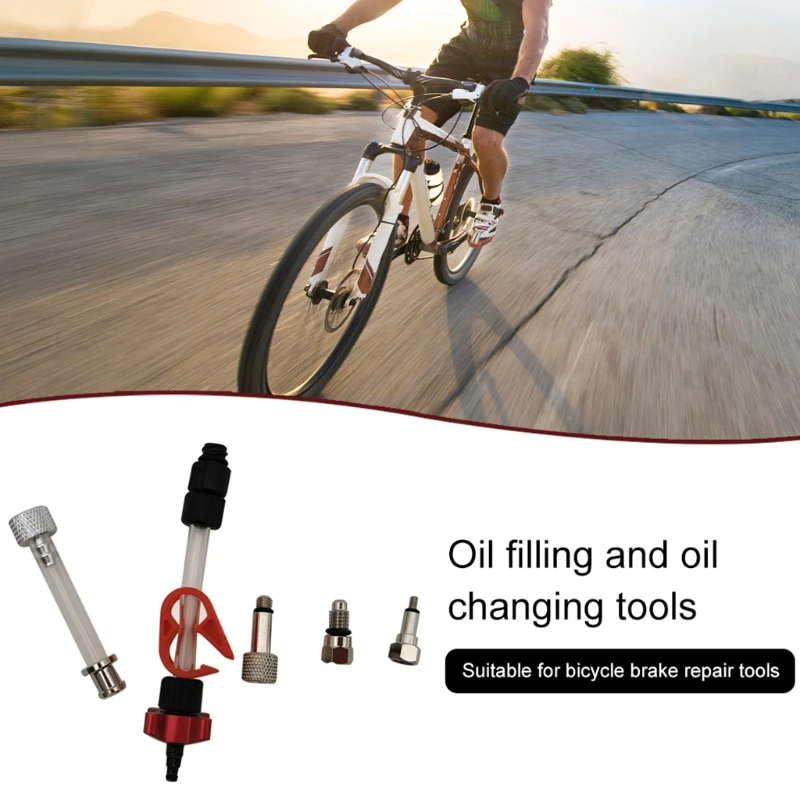 F2TC Durable Bicycle Bleed Kit Disc Brake Oil Bleed Kit for Sram Guide Bleed Edge Level Code Bicycle Bleed Kit Tool