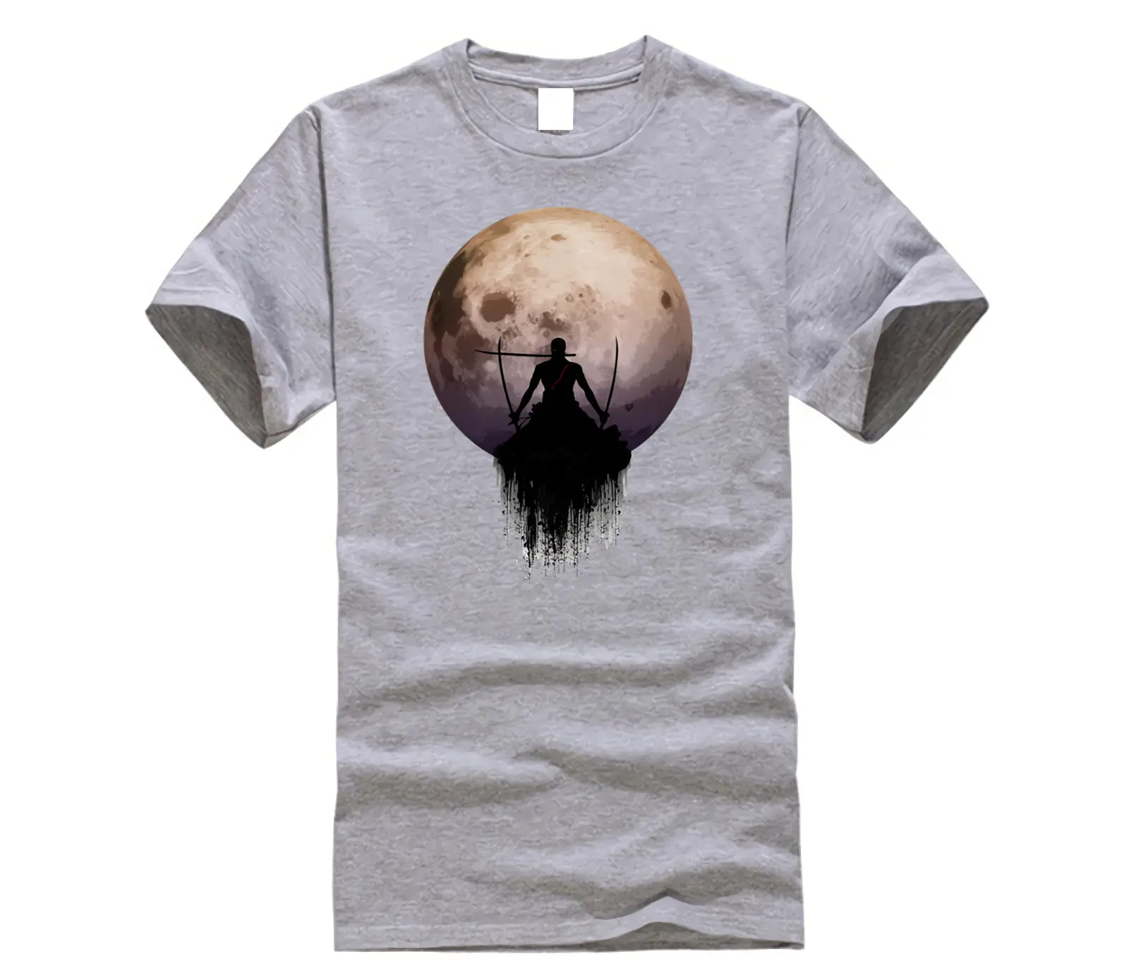 Мужская футболка с 3D принтом Луны Roronoa Zoro в стиле санторью 3 мечи одна штука одежда