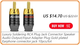 1 пара Позолоченный разъем RCA Разъем Панель Крепление Шасси аудио разъем переборка с гайкой припоя чашки 2 шт