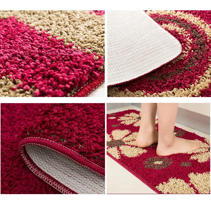 Утолщенный кухонный напольный коврик напечатанный современный ковер для кухни