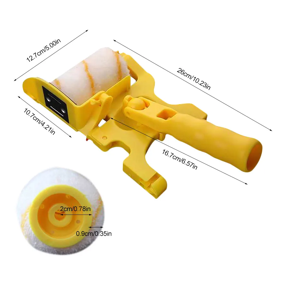 Роликовая кисть для чистки краски многофункциональная роликовая обрезки чистой