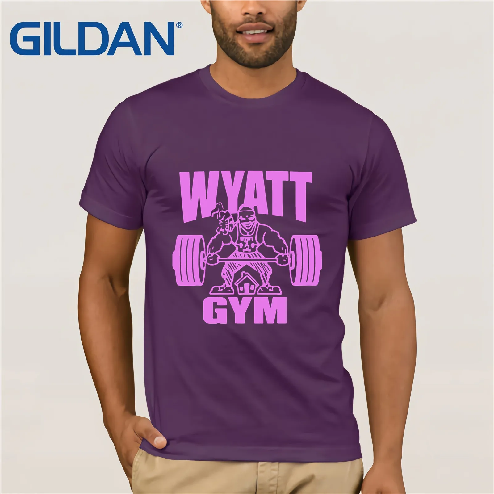 Bray Wyatt Gym 2019 Summer Men's Short Sleeve T-Shirt for Men Tops Casual Top Funny Tees Cotton T Shirt | Мужская одежда