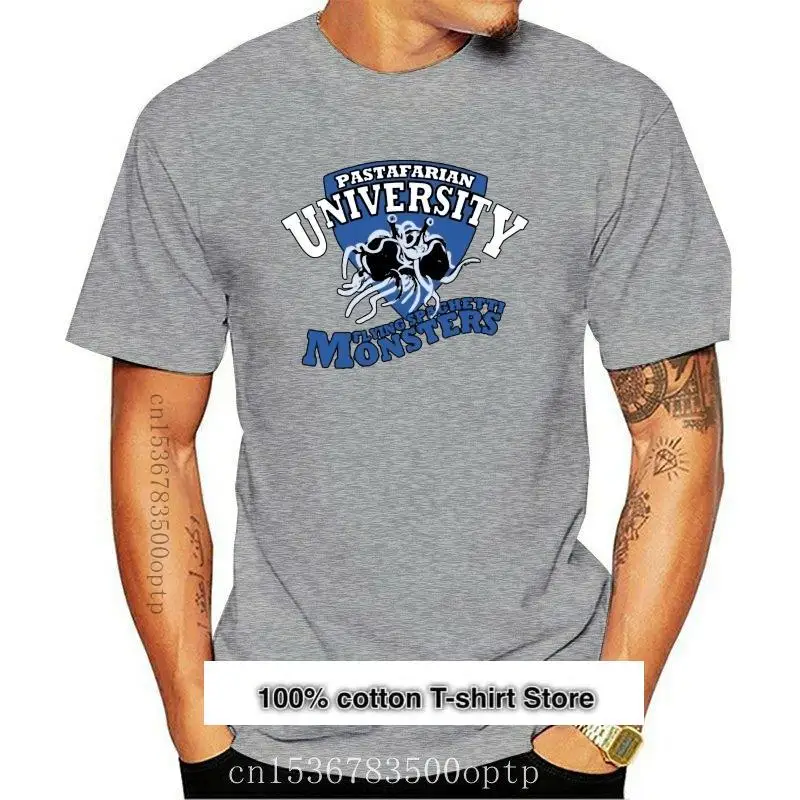 

Camiseta de manga corta para hombre y mujer, camiseta divertida de la Universidad de pastafari, FSM, novedad