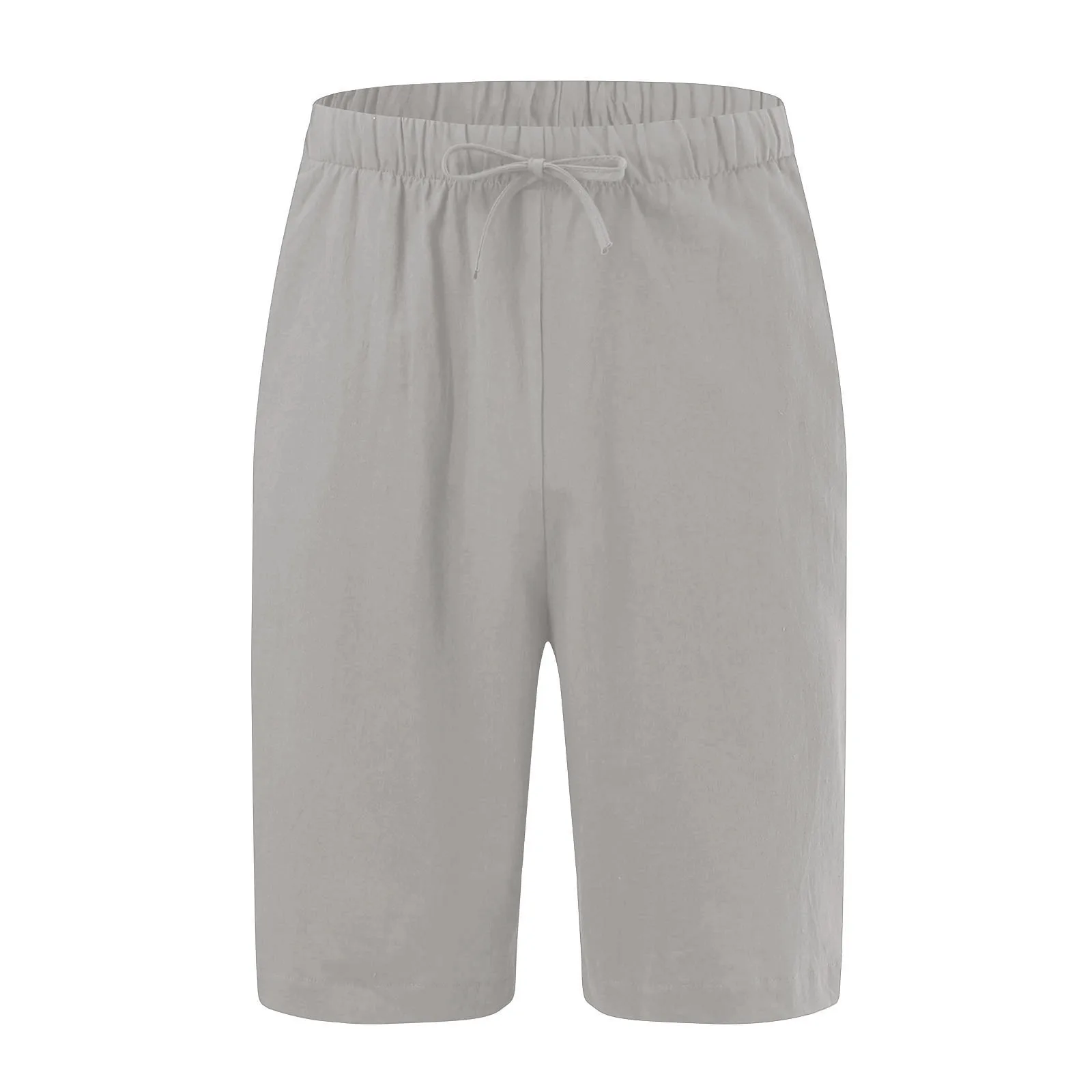 

Men's Summer Casual Loose Drawstring Cotton And Hemp Shorts Sports Jogging Beach Training Short Surfing Beachwear Man Pants