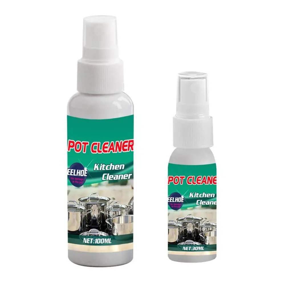 

30/100ml Descaler Cleaner Cleaner For Pot Bottom Wash Pot Artifact Dish Dirt Kitchen Cleaner Home U8V3