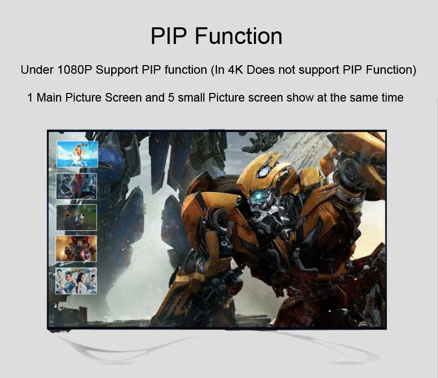 4K HDMI совместимый 6x2 матричный коммутатор 4x2 2x2 сплиттер ARC PIP аудио экстрактор
