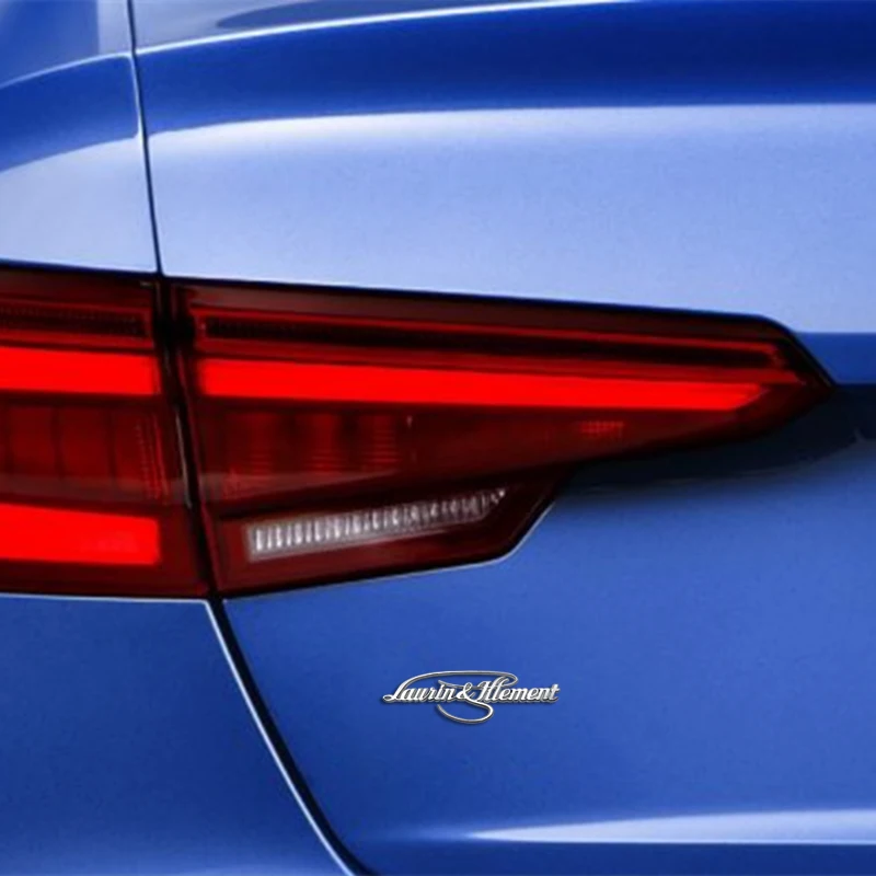 Металлическая Автомобильная наклейка L &amp K с эмблемой для корпуса Skoda Laurin k17 Logo