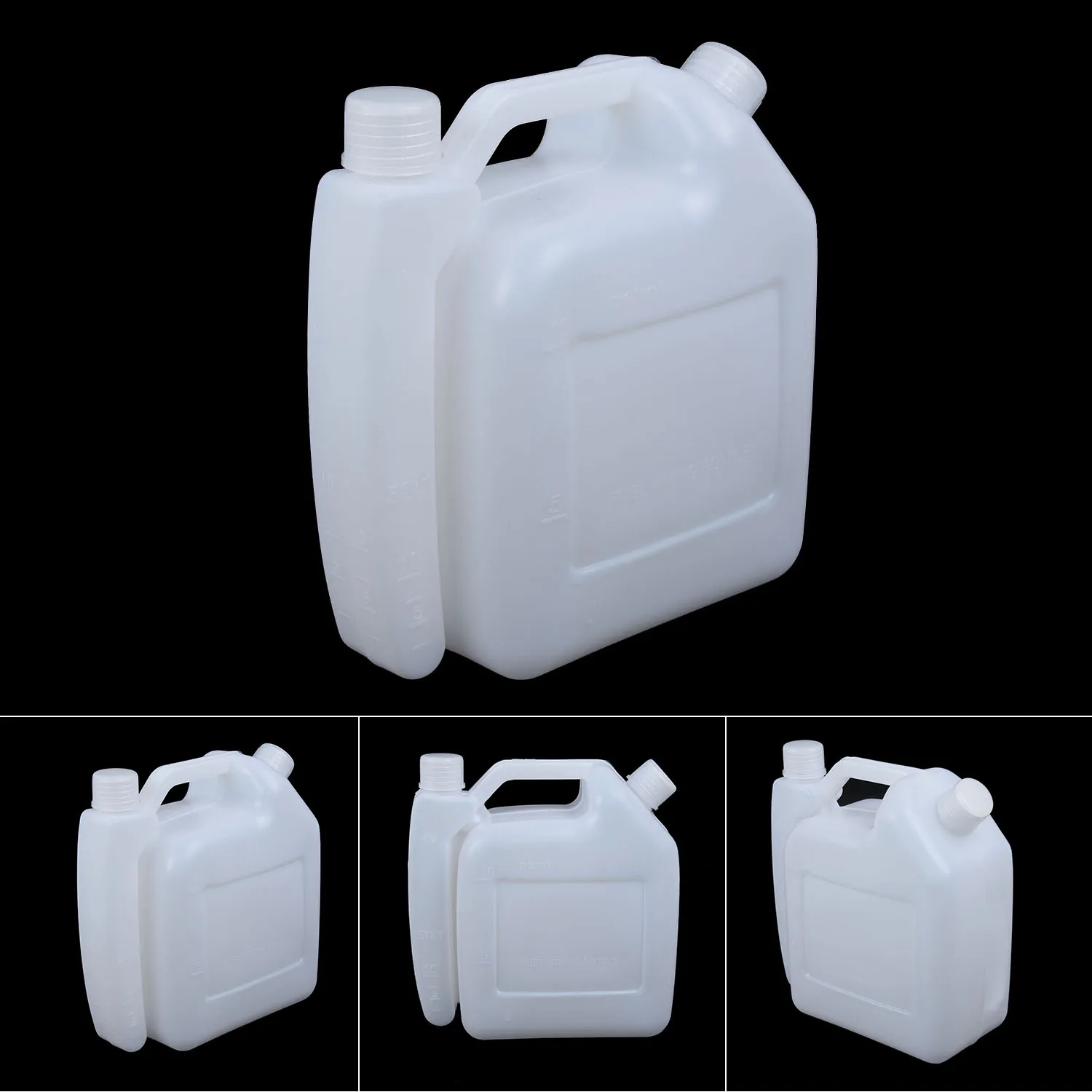 

1 L Oil Pot Petrol Fuel Mixing Bottle Tank 2 Stroke For Chainsaw Trimmers 1:25 50:1 Lawn Mowers Line Strimmers Garden Supplies