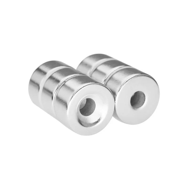Сильный цилиндр редкоземельный магнит с потайной головкой 2 ~ 50 шт. 20x10 мм