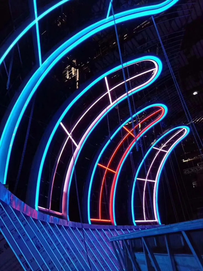 Гибкий силиконовый светодиодный неоновый светильник 12 В постоянного тока