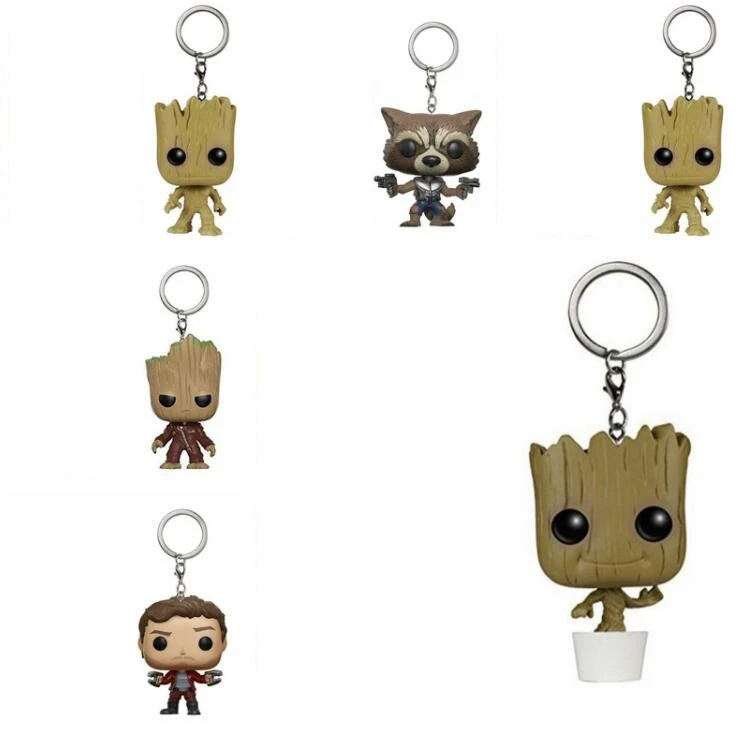 Брелок Star-Lord Rocket Tree Man Фигурки игрушек | Игрушки и хобби