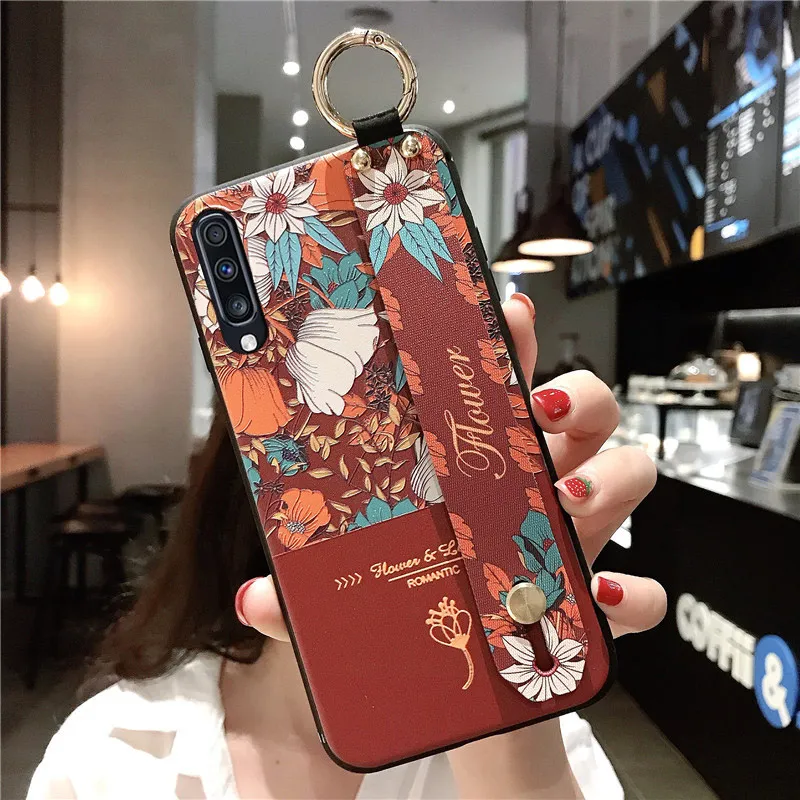 SK3-25WDROCRed SoCouple чехол-браслет для samsung Galaxy S9 S8 S10 плюс A10 A20 A30 A40 A50 A60 A70 A7 Note 8, 9, 10, плюс автомобильный держатель телефона чехол - Цвет: SK3-25WDROCRed
